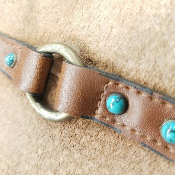 Small fringe bohemian hand bag - Picture 7 of 14